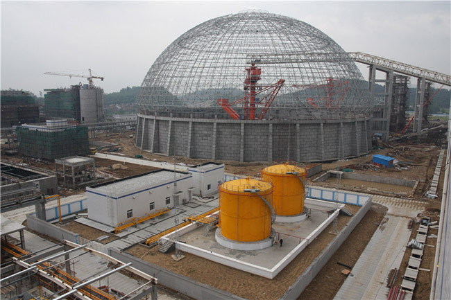 铜川发电厂网架结构